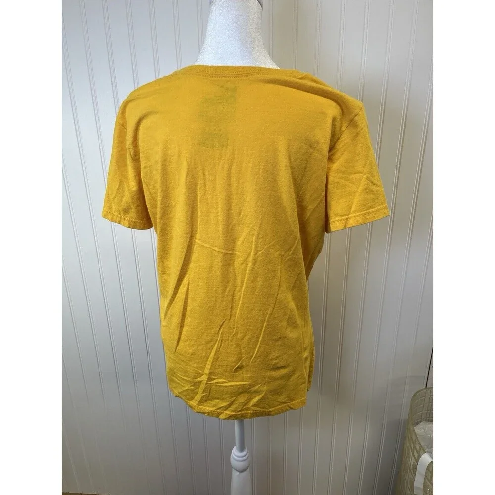 Nike West Virginia‎ University Football T Shirt Youth Xl 16-18 Slim Fit Yellow
